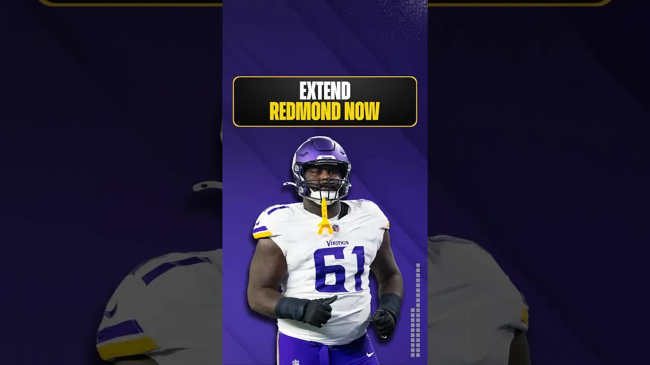 The longer the #Vikings wait to extend Redmond, the more expensive his next contract could get #NFL episode artwork