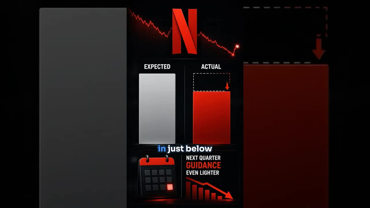 Netflix Stock Falls To A 52-Week Low
