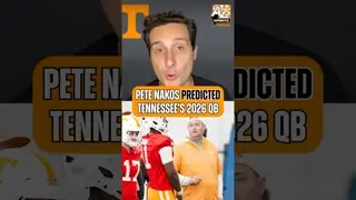 Nakos predicts the #Vols roll with the freshman in 2026 🔥 #Volsfootball #FaizonBrandon #Tennessee
