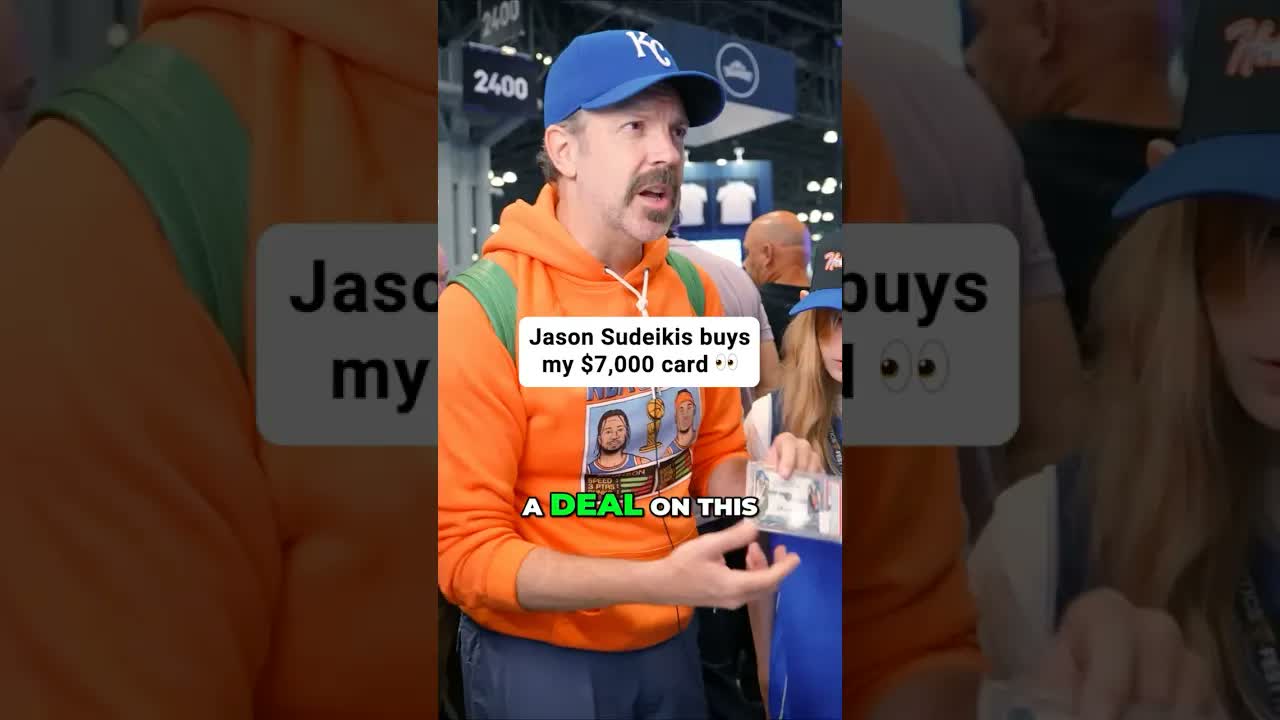 Jason Sudeikis Buys My $7,000 Card! 👀