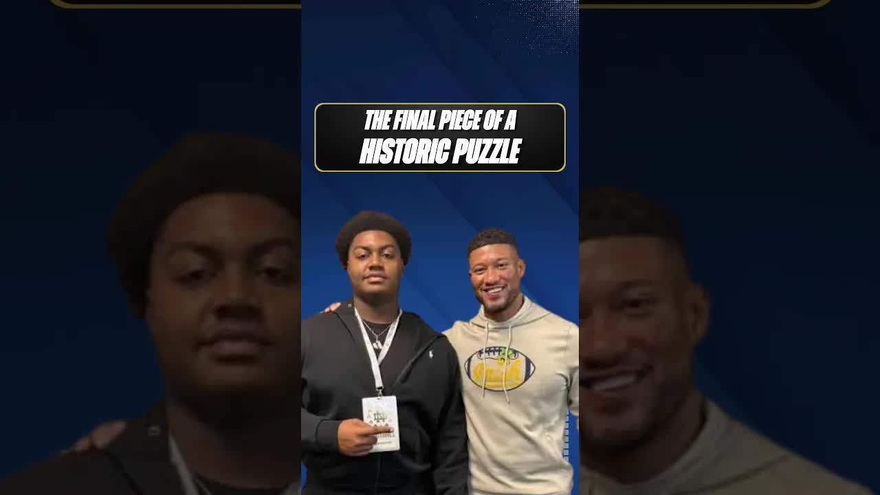 Brayden Parks is the missing piece to a HISTORIC #FightingIrish class ☘️