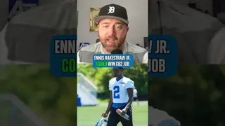 Could Ennis Rakestraw Jr. lock down the #DetroitLions' CB2 job before Week 1? #NFLNews