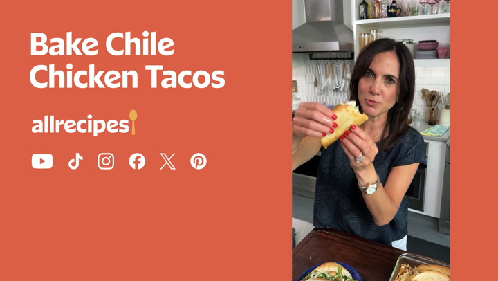 Baked Chile Chicken Tacos