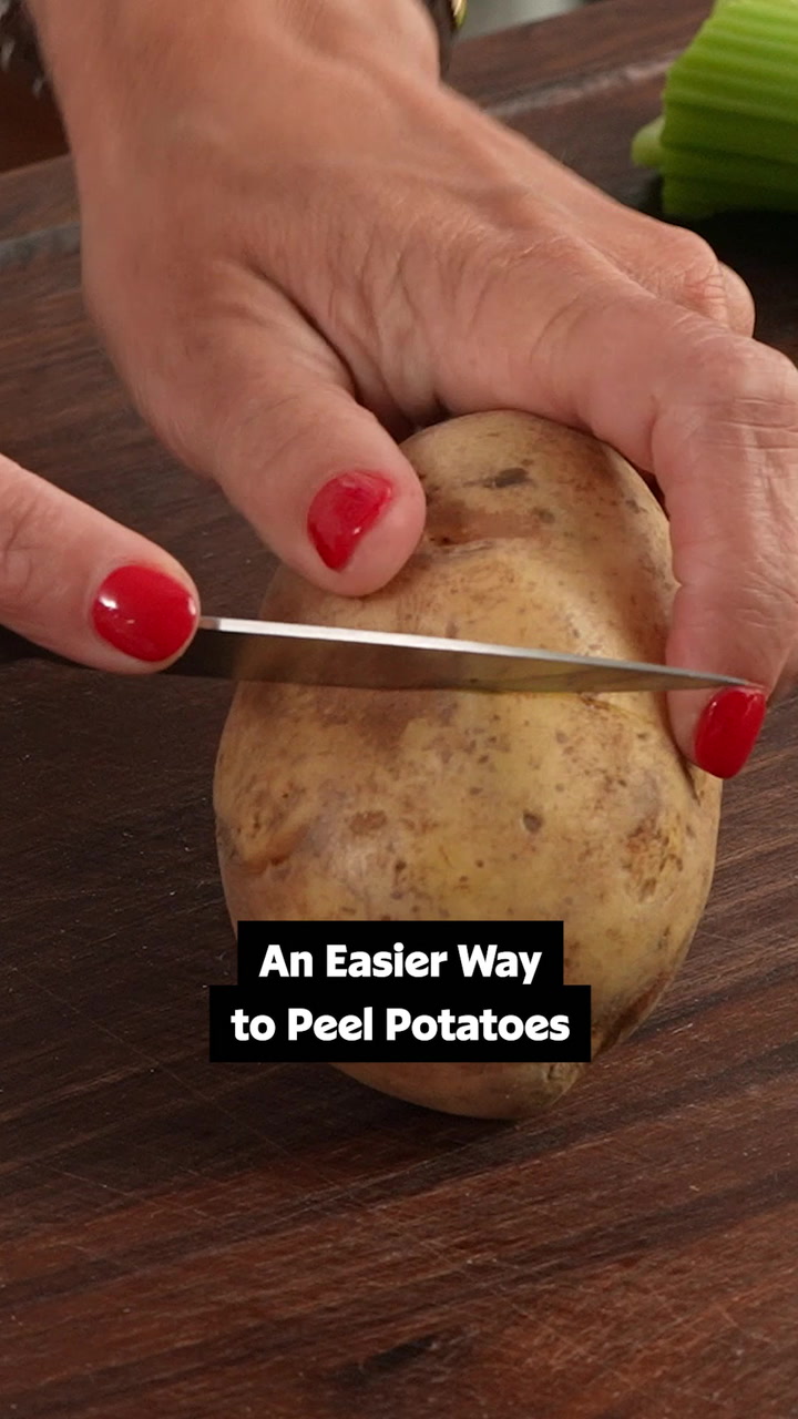 An Easier Way to Peel Potatoes