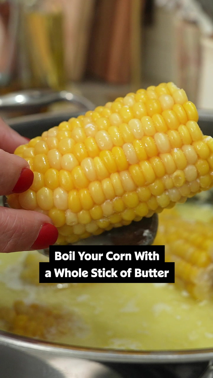 How to Boil Corn with a Stick of Butter