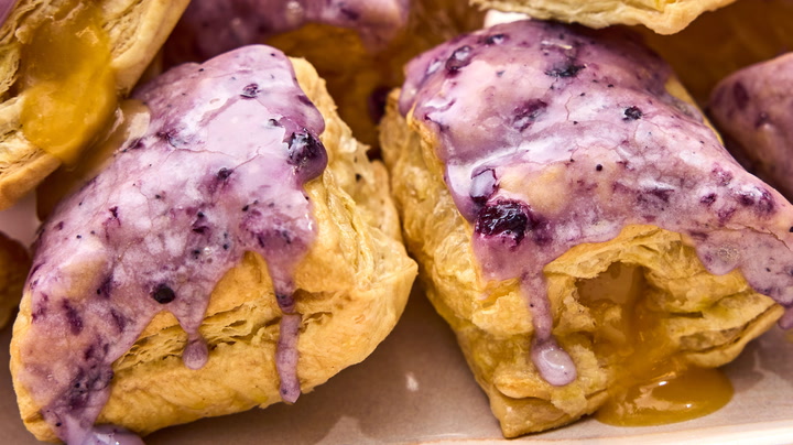 How to Make Lemon Blueberry Puff Pastry Donuts