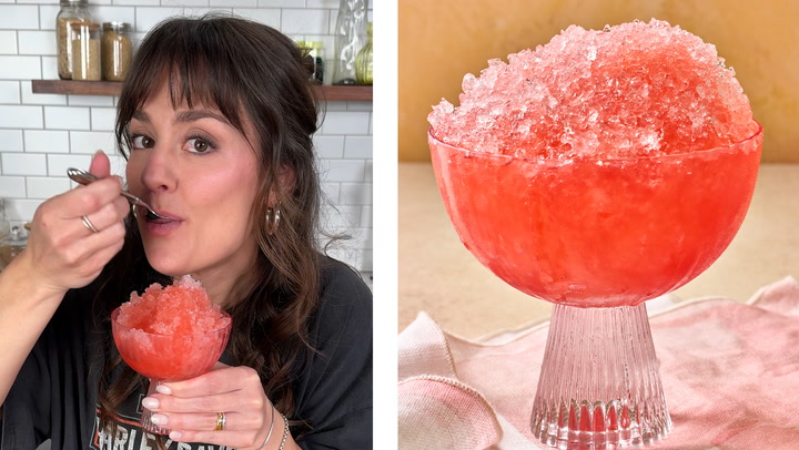 How to Make Strawberry Syrup Snow Cones