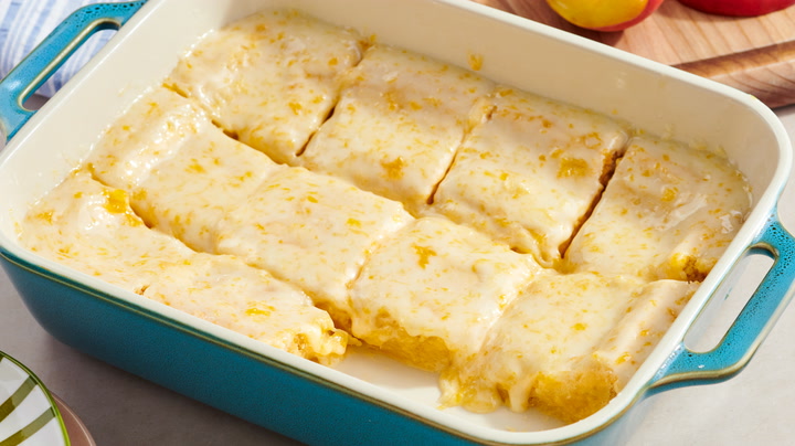 How to Make Peaches and Cream Brownies