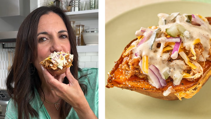 How to Make Barbecue Stuffed Sweet Potatoes