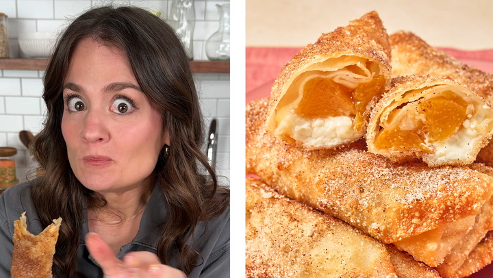 How to Make Peach Cobbler Egg Rolls