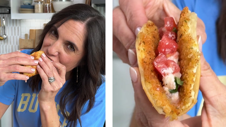 How to Make Chicken Parm Smashed Tacos