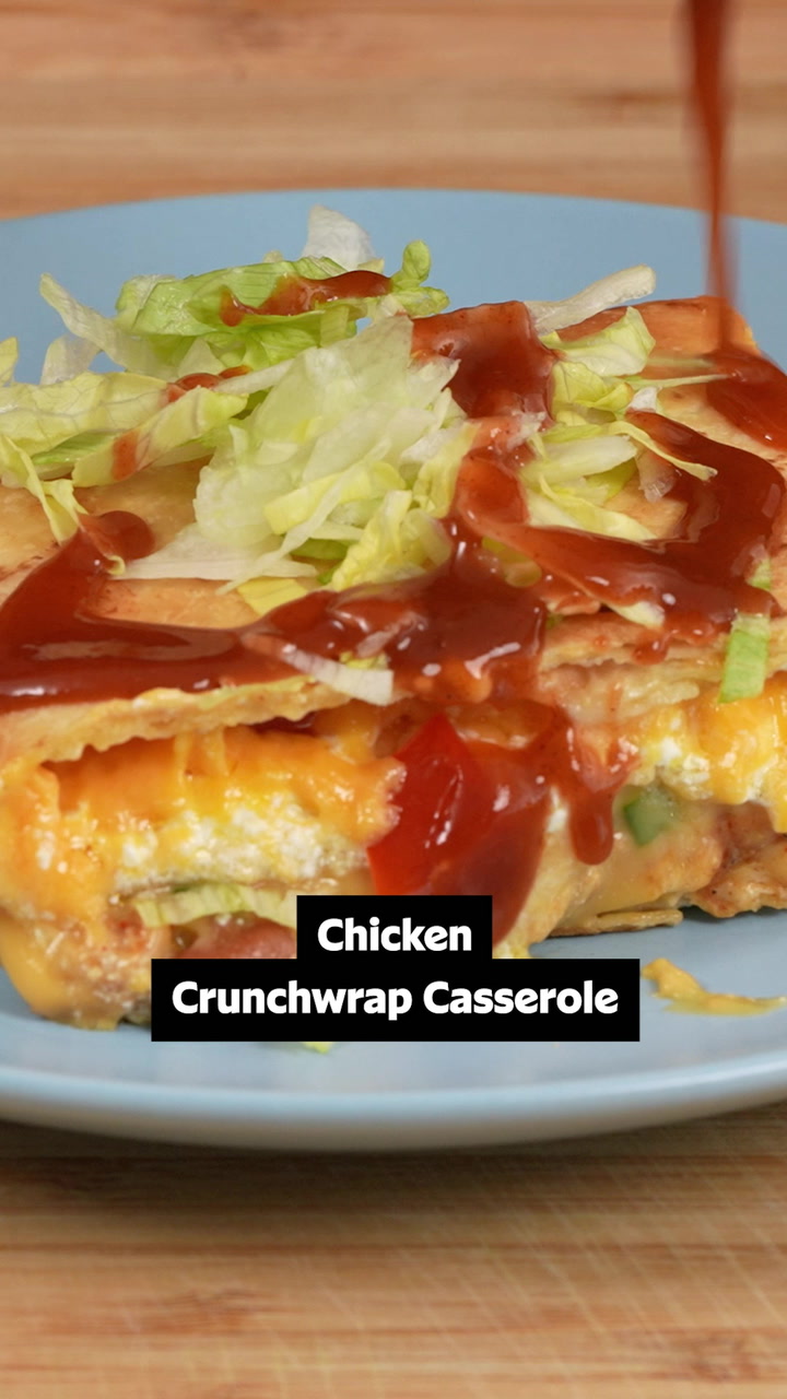 Chicken Crunch Wrap Casserole Recipe