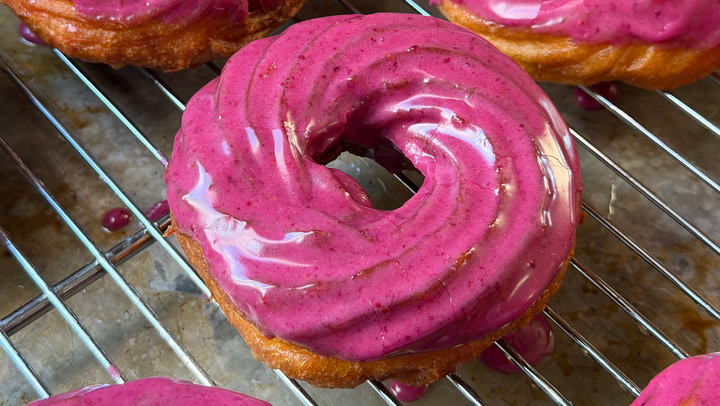 Lemon Blueberry Cruller Recipe
