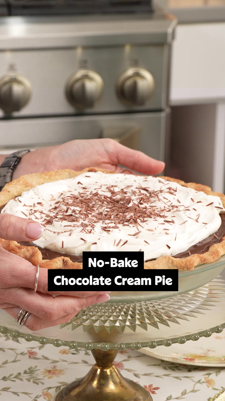 No-Bake Chocolate Cream Pie Recipe