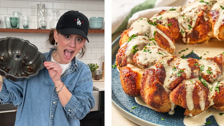 How to Make Chicken Alfredo Monkey Bread