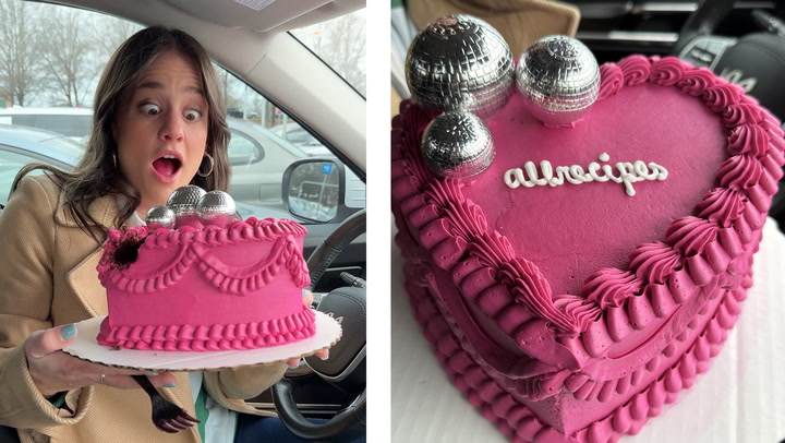 We Tried the $25 Walmart Heart Cake