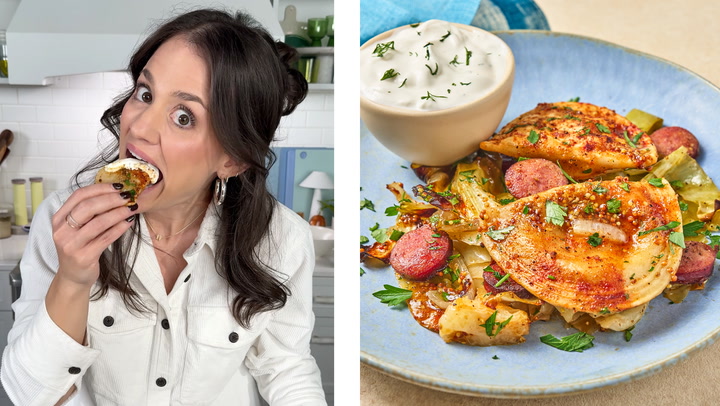 Pierogi Sausage Sheet Pan Dinner Recipe