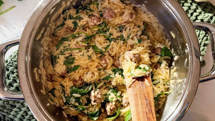 Creamy One-Pot Italian Wedding Soup Pasta Recipe