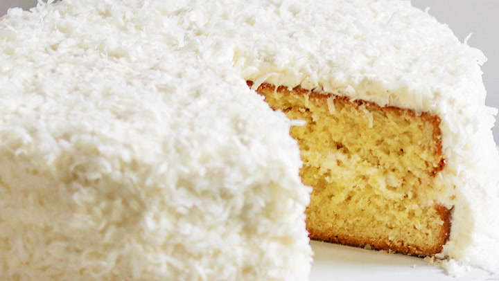 1-2-3-4 Coconut Cake Recipe