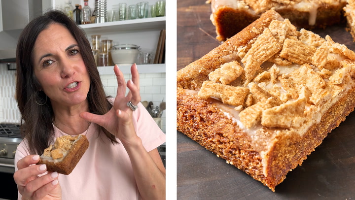 How to Make Cinnamon Toast Crunch Blondies