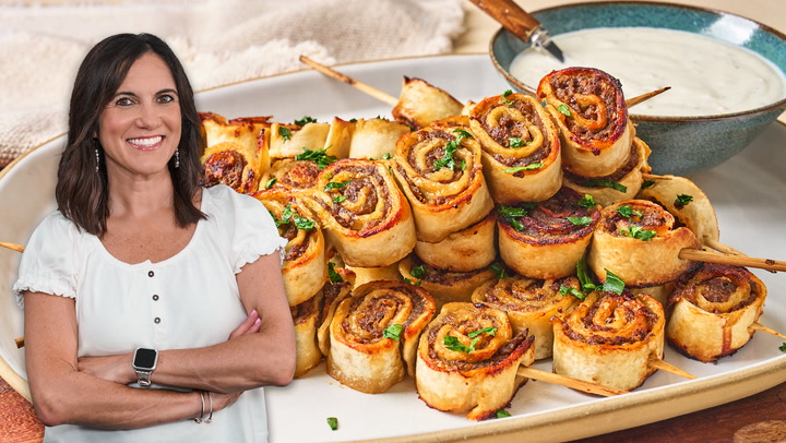 How to Make Tortilla Kebob Pinwheels