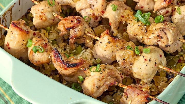 How to Make Jezebel Chicken Skewers