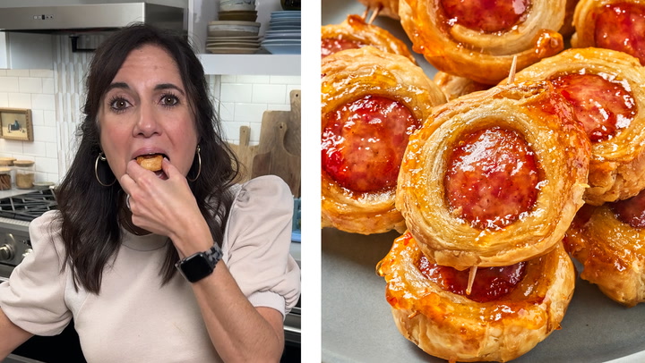 Sausage Puff Pastry Roll Up Recipe