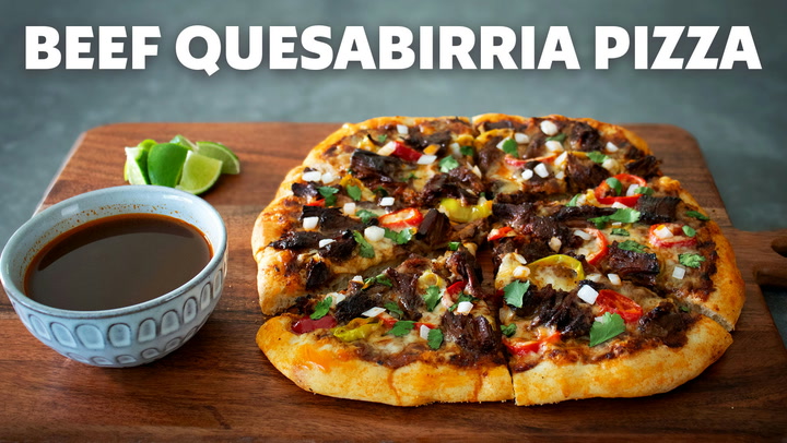 How to Make Beef Quesabirria Pizza
