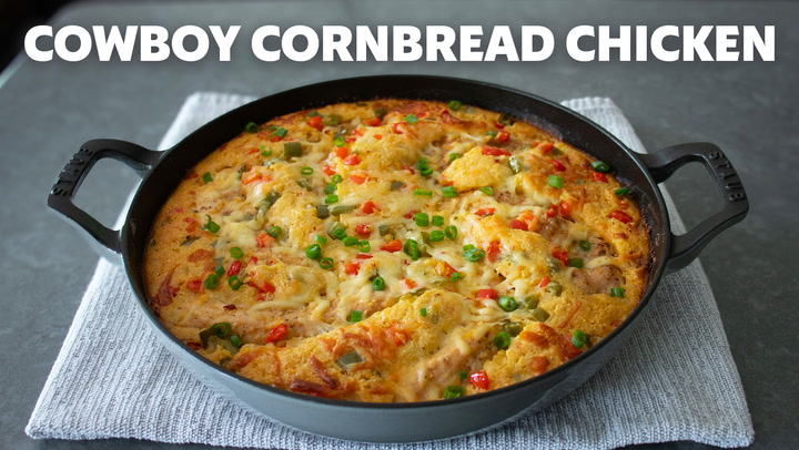 How to Make Cowboy Cornbread Chicken