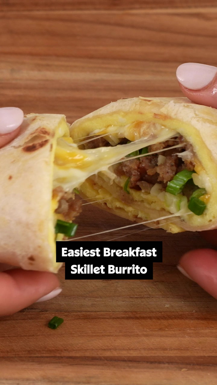 How to Make an Easy Breakfast Skillet Burrito