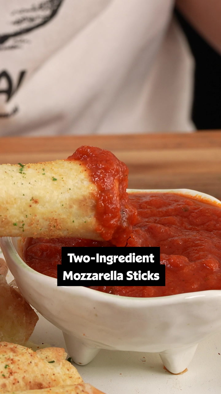 How to Make Two-Ingredient Mozzarella Sticks