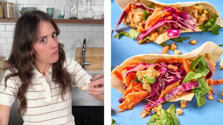 How to Make Chicken Wonton Tacos