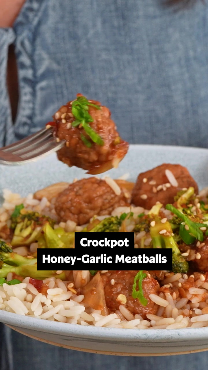How to Make Crockpot Honey Garlic Meatballs
