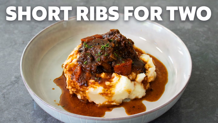 How to Make Loaf Pan Short Ribs for 2