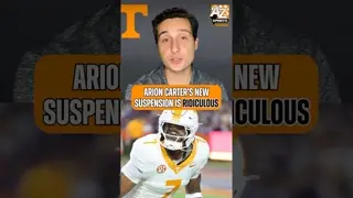 The #Vols will be WITHOUT Carter for the first two weeks 😬 #TennesseeVols #cfb #ArionCarter #NCAA