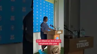“Those are downs that can win or lose you a game”. #tennesseetitans #camward #quarterback #nfl