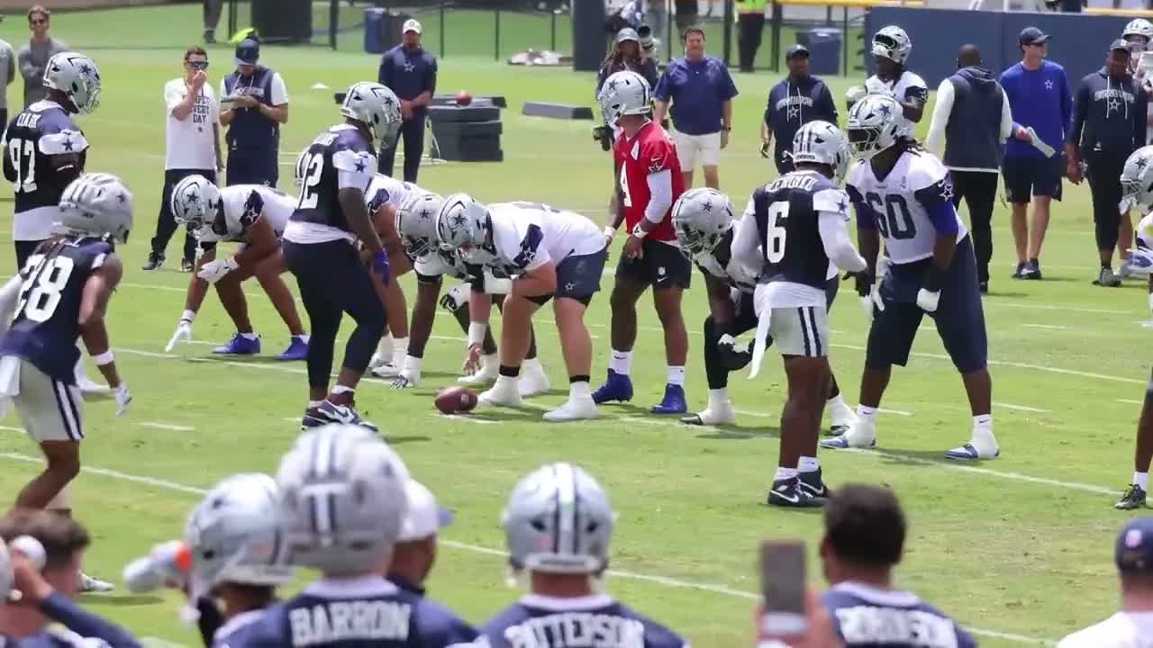 Cowboys Players PUSHING LIMITS at Camp