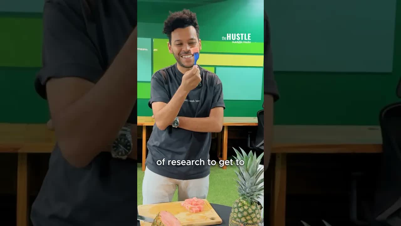 I finally got to try a pink pineapple