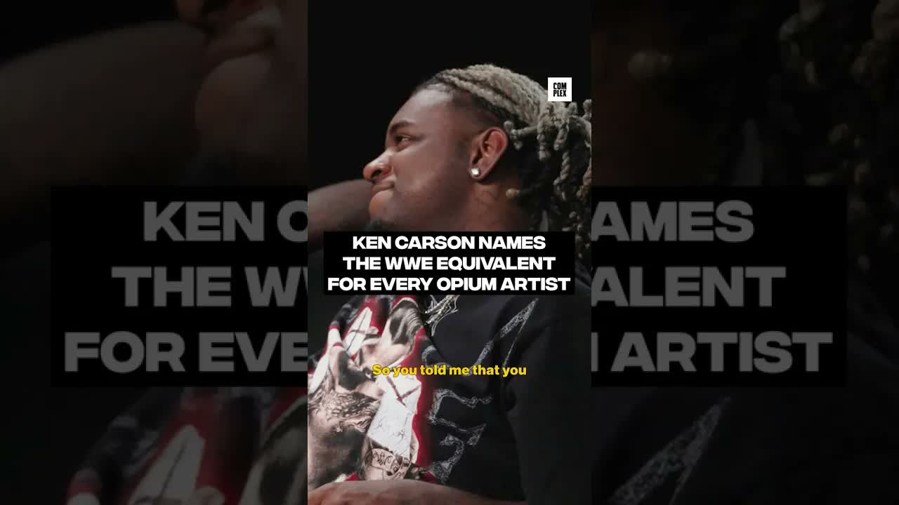 Ken Carson names the WWE eqiuvalent for every Opium artist #ReRank