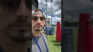 Cam Ward put on a fireworks display at the #titans first padded practice today
