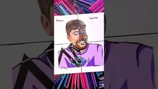 I draw MrBeast but in 4 Styles!