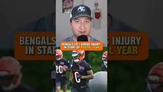 Crisis Averted for the #Bengals CB 1 in a very pivotal year...