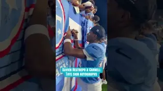 The people’s favorites. #tennesseetitans #xavierrestrepo #carnelltate #trainingcamp #nfl