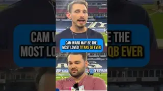 The hype for #titans QB Cam Ward has never been higher 👀