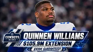 Cowboys Quinnen Williams $105.9M extension with $101M guaranteed! Jerry Jones Moving Differently