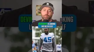 Devin White is starting to look like his old self, and a starting job could be waiting #Lions #NFL