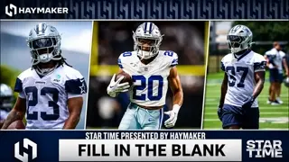 #Cowboys Fill In The BLANK Who is RB 2 + MORE!!!! on START TIME!!!!!