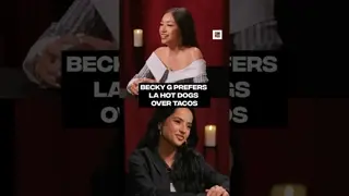 Becky G says THIS is better than LA tacos #IWAM