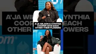 It's all love between A'ja Wilson and Cynthia Cooper #PleaseExplain