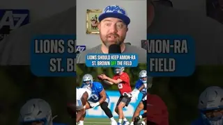 Amon-Ra St. Brown has nothing to prove in the preseason. Keep him off the field. #DetroitLions #NFL